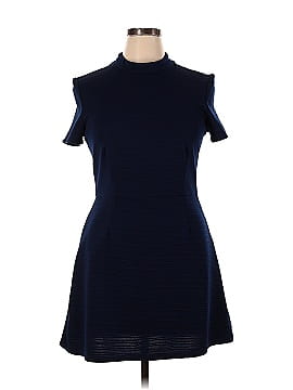 Slate & Willow Navy Knit Goldie Dress (view 1)