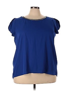 FASHION TO FIGURE Short Sleeve Blouse (view 1)