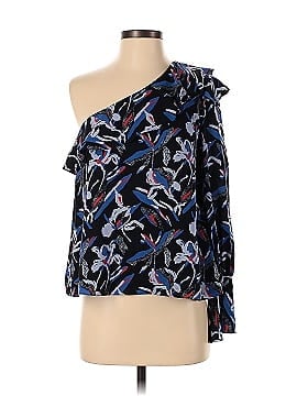 Tanya Taylor Blue Floral Orla Top (view 1)