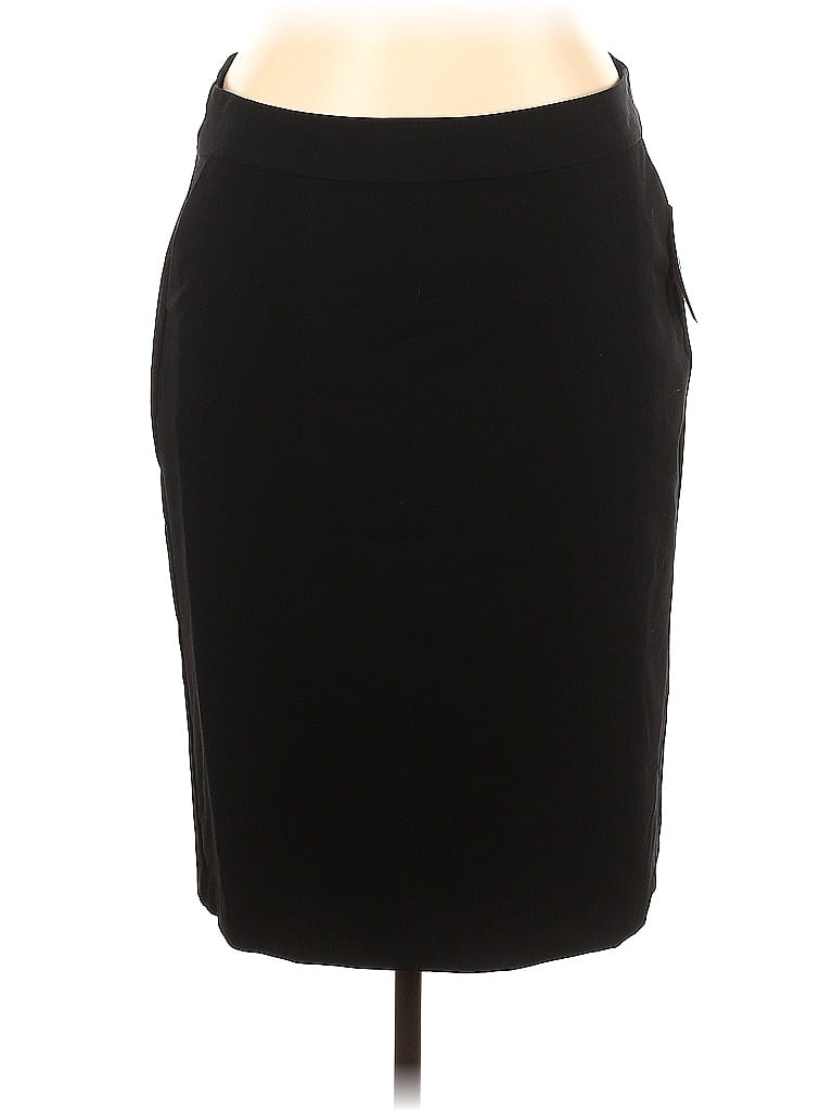 Liz Claiborne Solid Black Casual Skirt Size 16 - 56% off | ThredUp