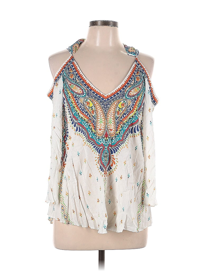 Hale Bob Women's AZRA Pink Patterned Blouse 62MG242A main image 1