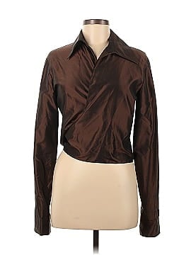 Chetta B Long Sleeve Silk Top (view 1)