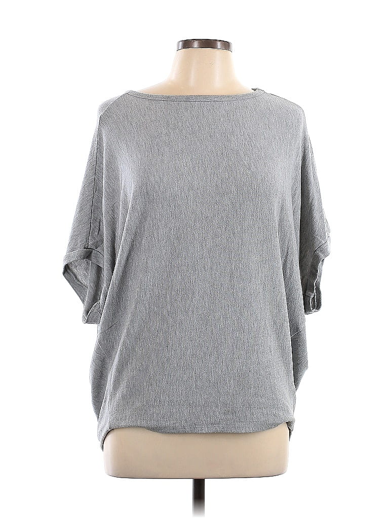 Michael Stars Color Block Solid Gray Pullover Sweater Size L - 71% off ...