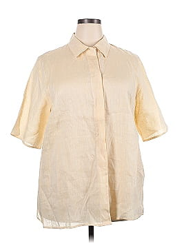 Marina Rinaldi Short Sleeve Button-Down Shirt (view 1)
