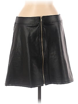 Bold Elements Faux Leather Skirt (view 1)