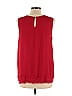 C established 1946 100% Polyester Red Sleeveless Top Size L - photo 2