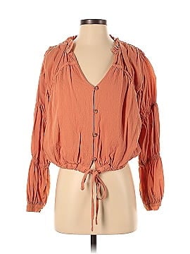 Love, Whit by Whitney Port Sand Stone Peasant Top (view 1)
