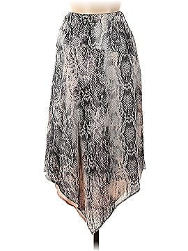 Krisa Snake Print Wrap Skirt (view 1)