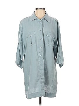 Soft Surroundings 3/4 Sleeve Button-Down Shirt (view 1)