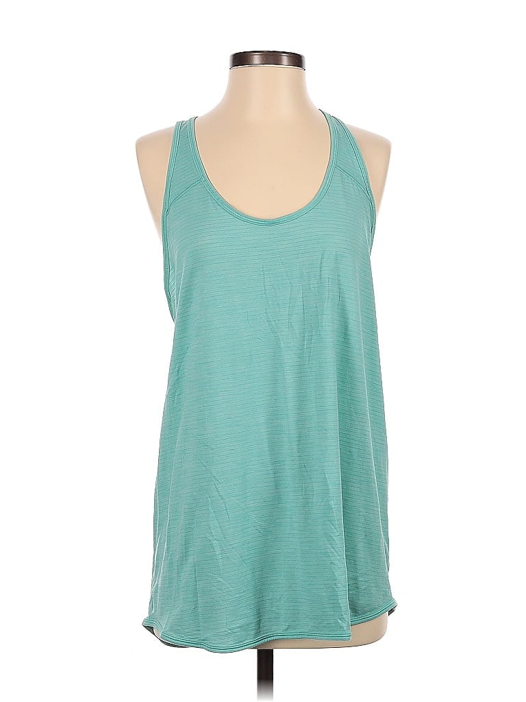 Lululemon Athletica Color Block Teal Active Tank Size 2 - 59% off