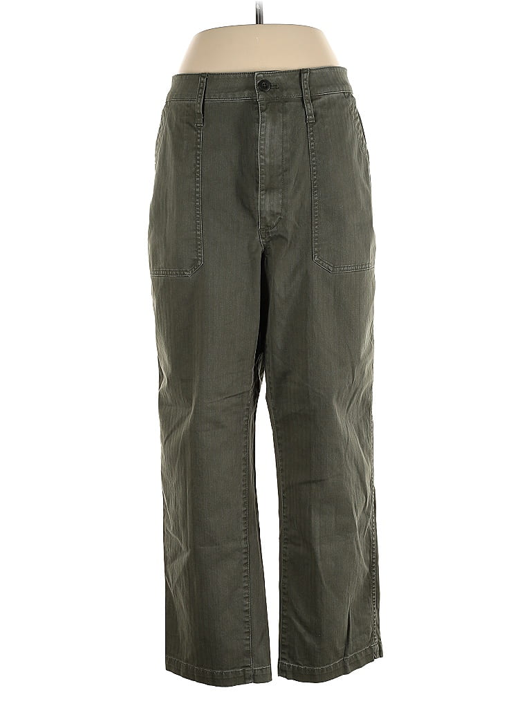 Madewell Solid Green Jeans 32 Waist - 70% off | ThredUp