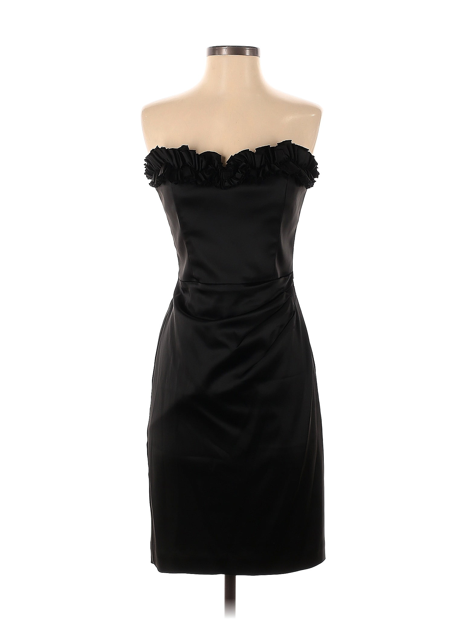 Robe Noire Sans Bretelles White House Black Market - Taille 4 - Occasion Très Bon état