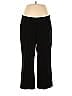 Rafaella Solid Black Casual Pants Size 16 - photo 1