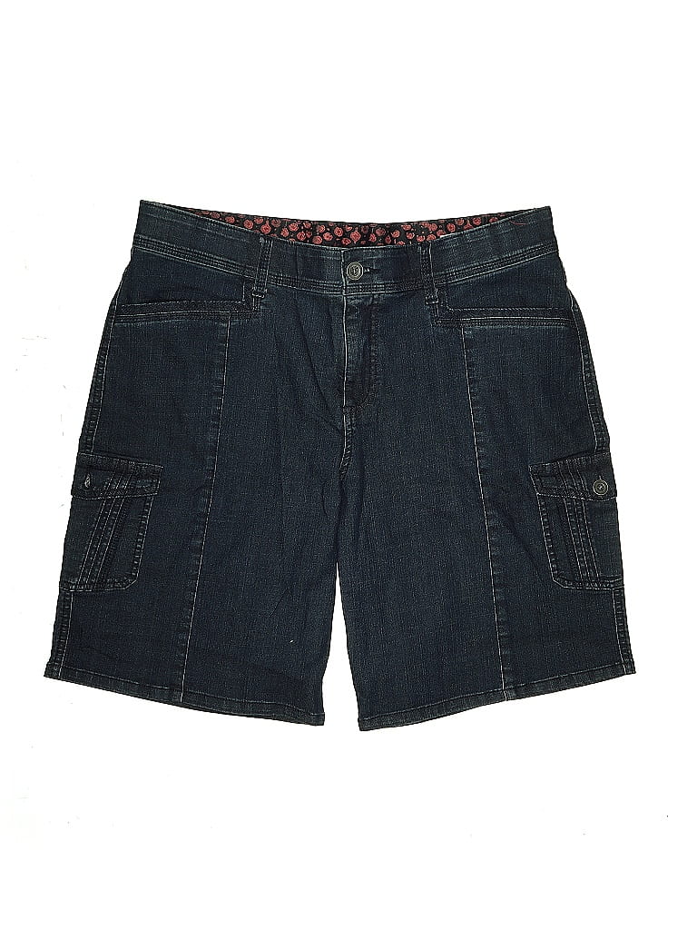 lee-solid-blue-denim-shorts-size-16-54-off-thredup
