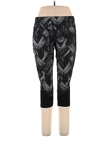 Danskin Now Multi Color Black Yoga Pants Size XL - 47% off