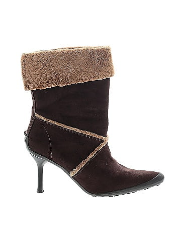 Anne klein brown boots sale