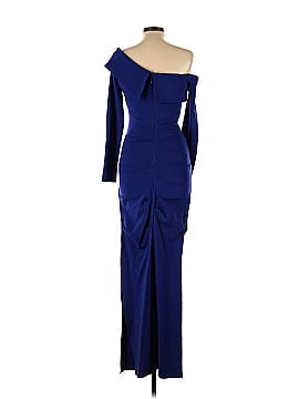 Nicole Miller Structured Off Shoulder Gown (view 2)