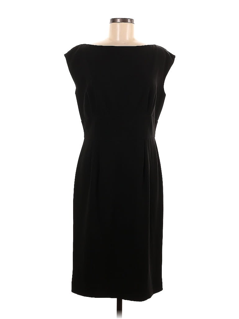 Lauren by Ralph Lauren Solid Black Casual Dress Size 10 - 81% off | ThredUp