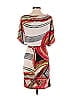 Signature by Sangria Baroque Print Graphic Aztec Or Tribal Print Red Casual Dress Size S - photo 2