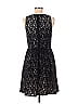 Karen Kane Jacquard Marled Damask Grid Tweed Brocade Black Casual Dress Size M - photo 2