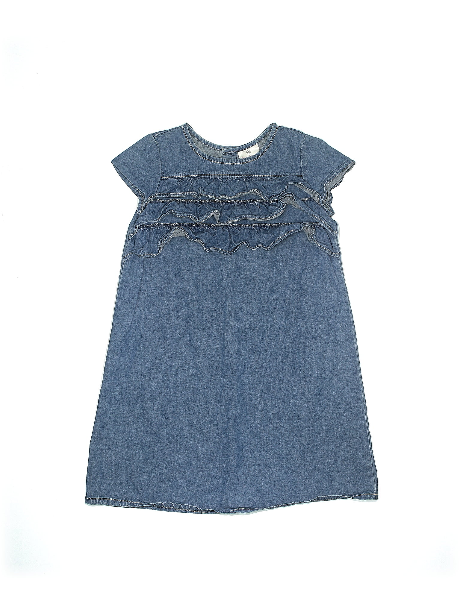 Hanna Andersson Solid Blue Dress Size 140 (CM) 53 off thredUP