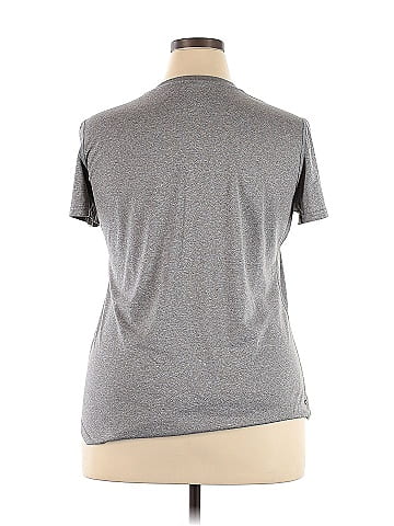 Danskin Now 100% Polyester Gray Active T-Shirt Size XXL - 52% off