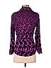 Diane von Furstenberg Purple Long Sleeve Blouse Size 4 - photo 2