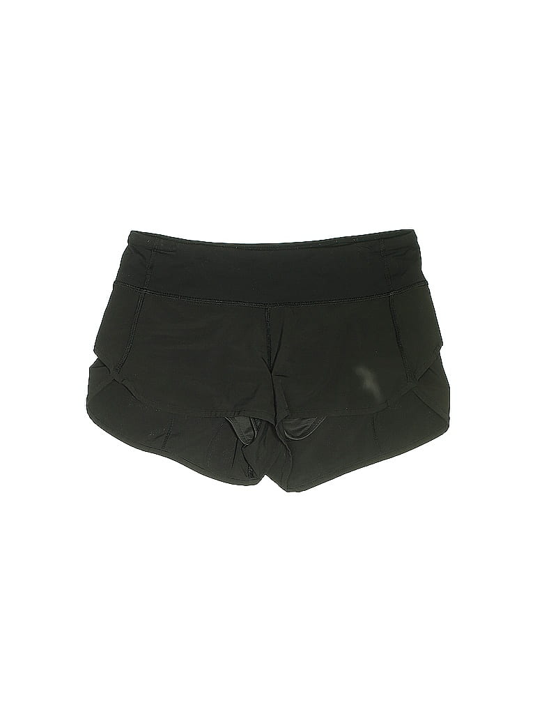 Lululemon Athletica Solid Black Athletic Shorts Size 4 - 37% off | thredUP