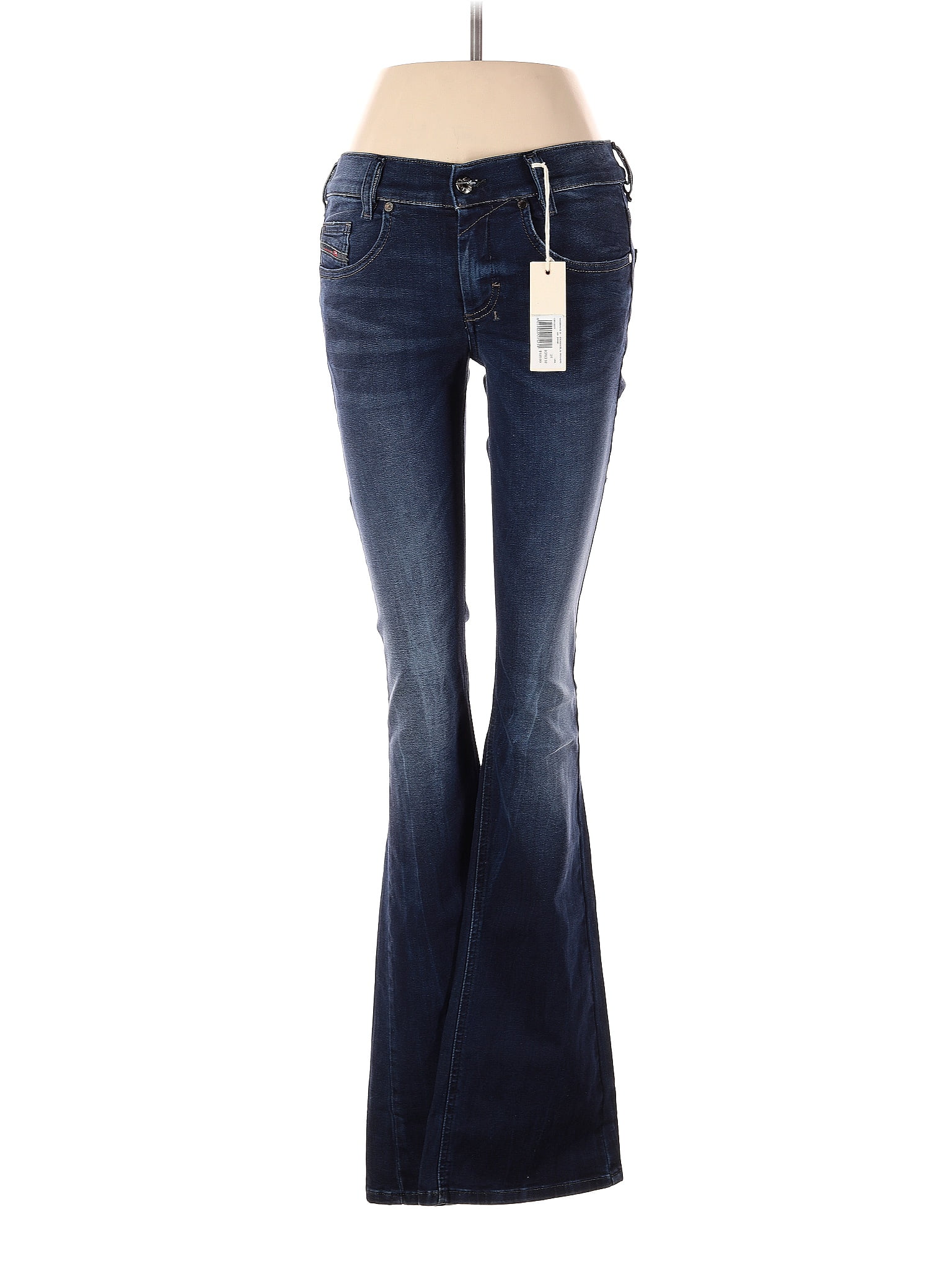 Diesel Solid Blue Jeans 27 Waist - 76% off | thredUP