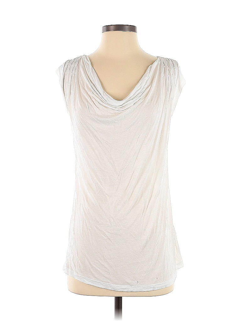 Joie 100% Viscose Ivory Sleeveless T-Shirt Size XS - photo 1