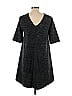 Adrienne Vittadini Marled Solid Tweed Gray Casual Dress Size M - photo 2