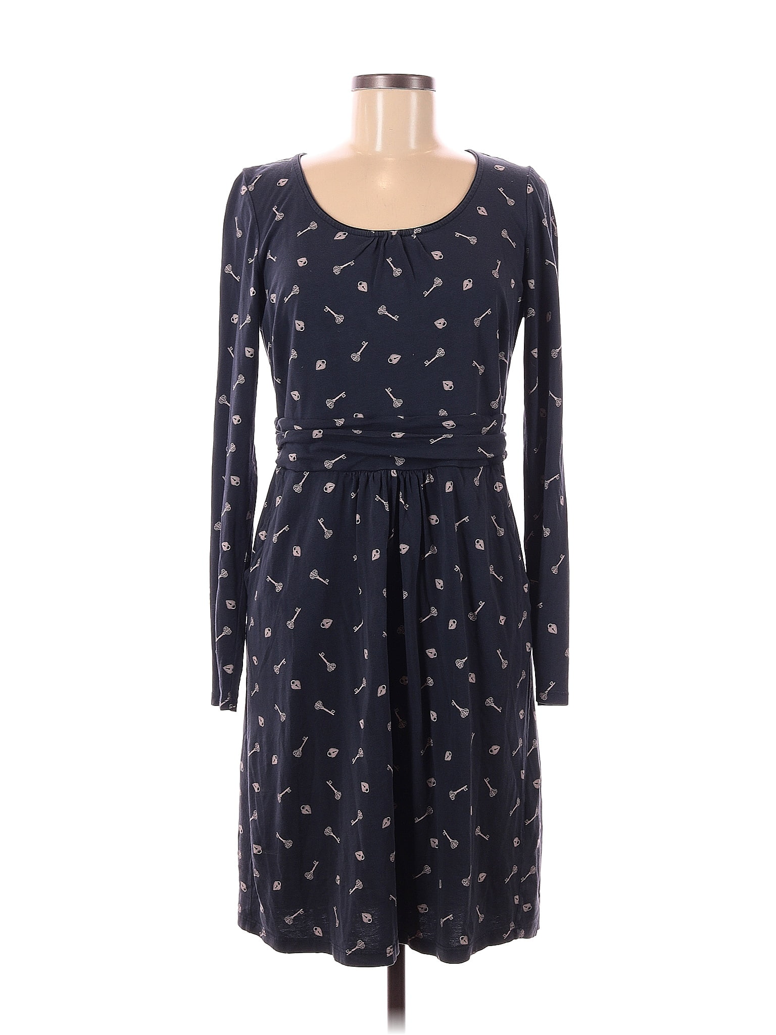 Boden Navy Blue Casual Dress Size 10 60 Off Thredup