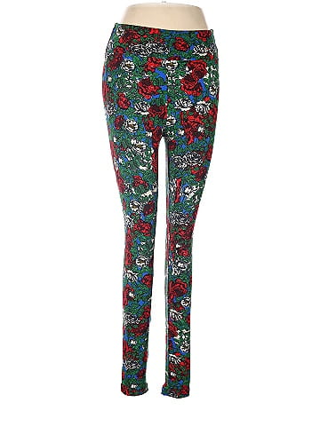 Lularoe Multi Color Blue Leggings One Size - 59% off