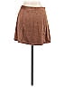 American Eagle Outfitters 100% Polyester Solid Tortoise Brown Casual Skirt Size 6 - photo 2