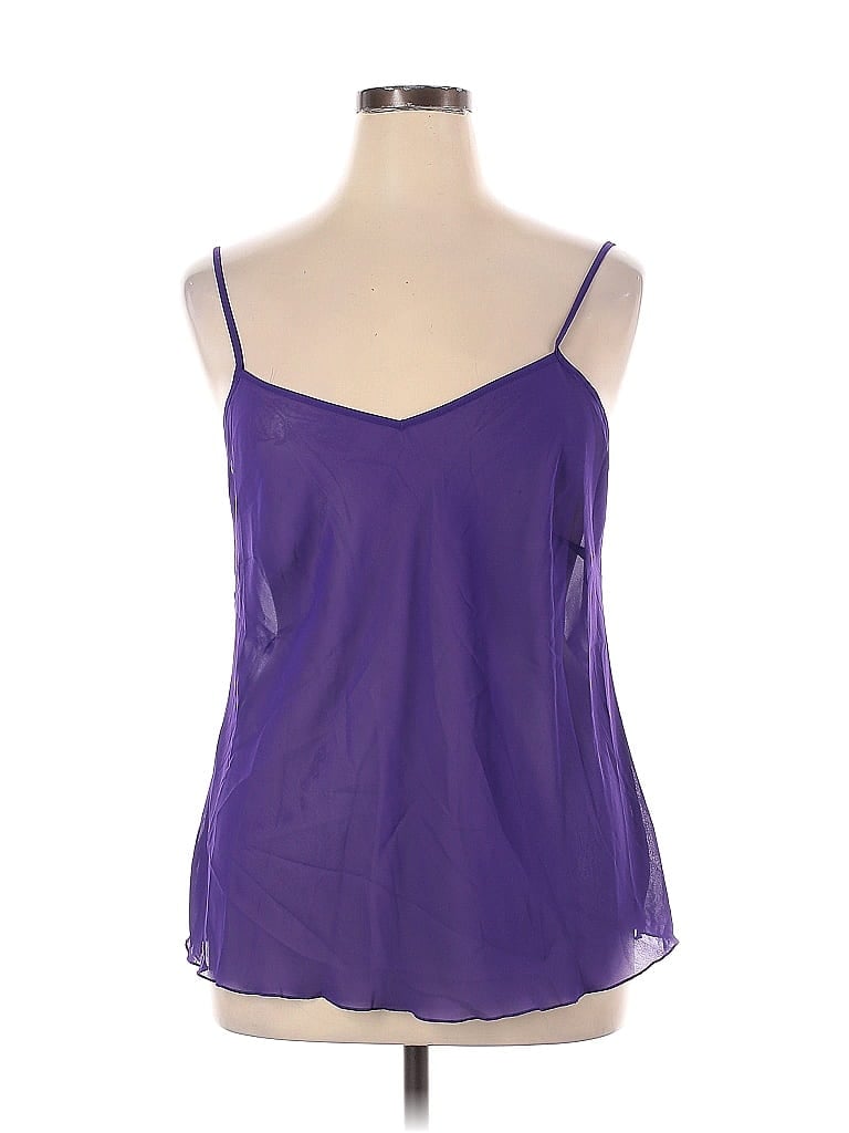 Bay Studio 100% Polyester Purple Sleeveless Blouse Size 2X (Plus) - photo 1