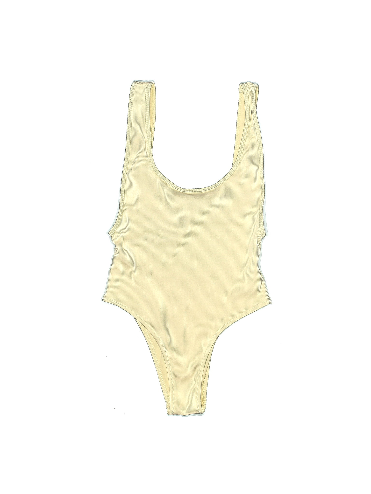 Zara Solid Yellow One Piece Swimsuit Size S - 48% Off | ThredUP