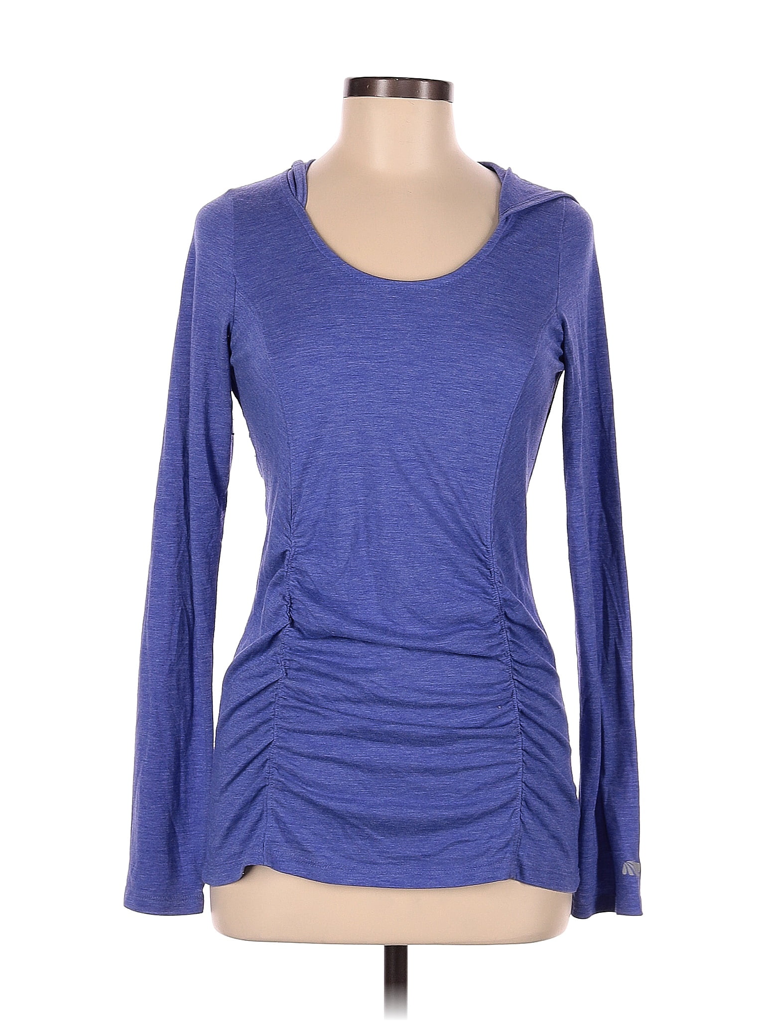 Marika Blue Long Sleeve T-Shirt Size M - 68% off