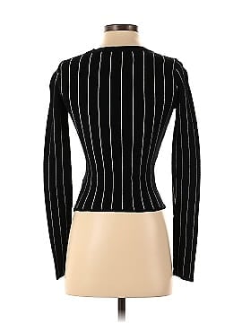 Victor Glemaud Pinstripe Knot Front Top (view 2)