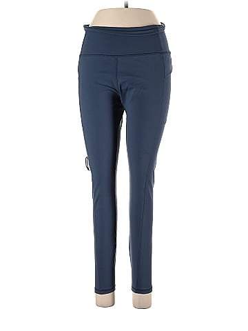 Avalanche Solid Blue Leggings Size L - 23% off
