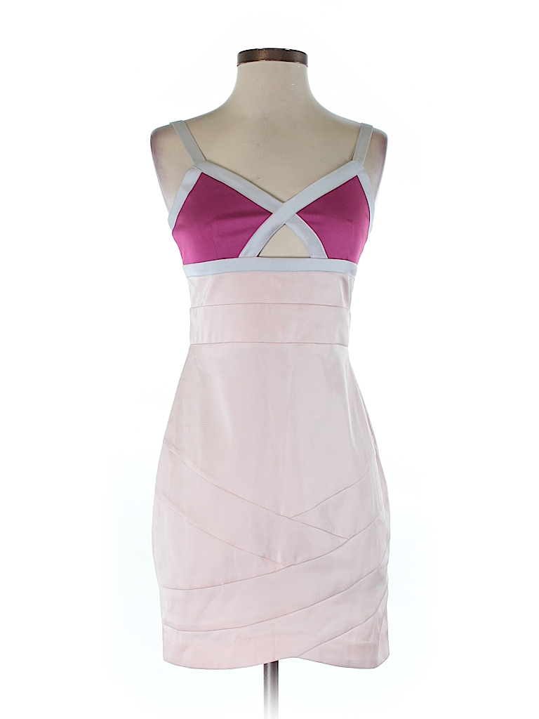 TCEC Color Block Light Pink Cocktail Dress Size S - 80% off | thredUP