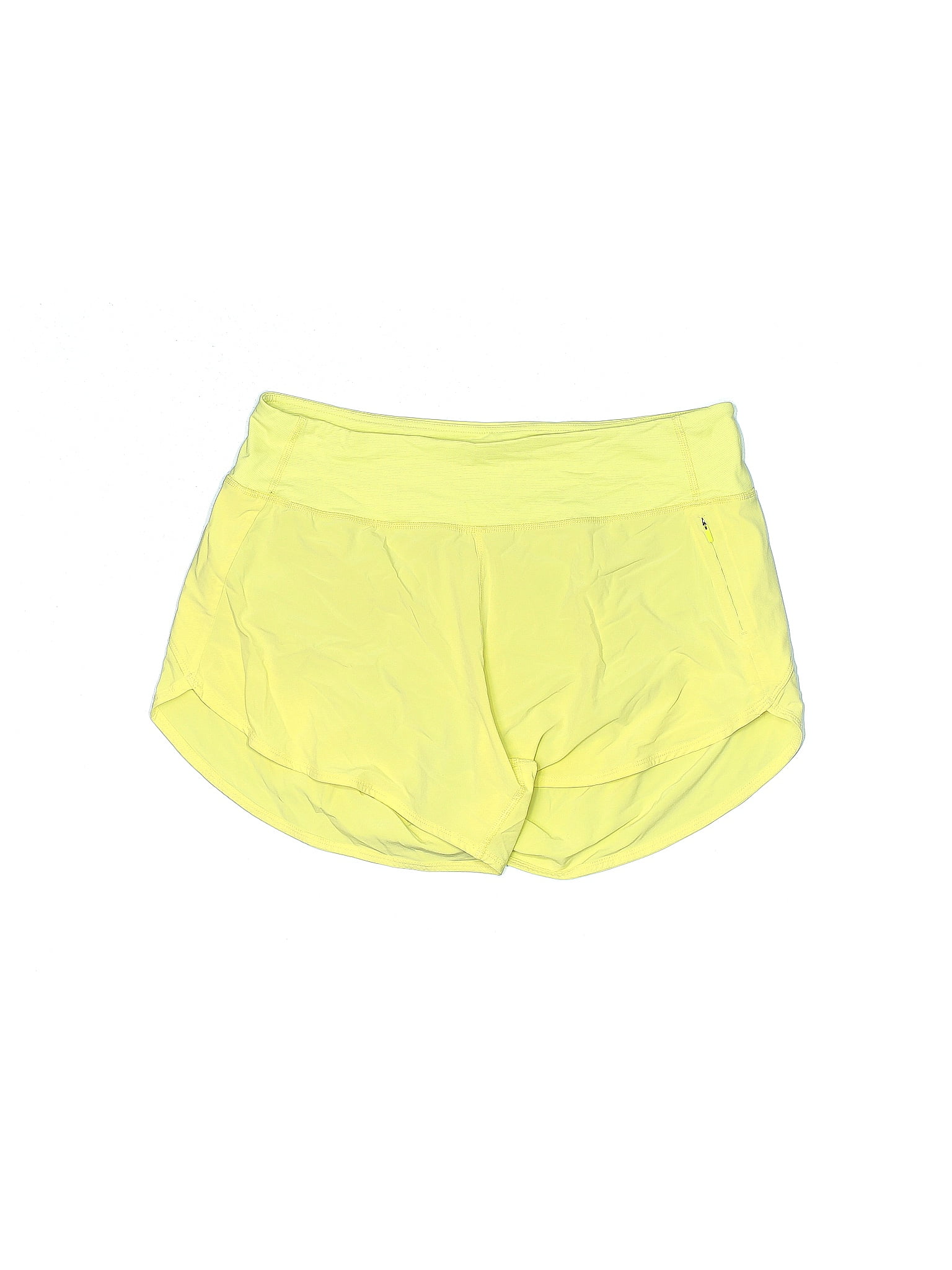 Outdoor Voices Solid Yellow Athletic Shorts Size S - 54% off