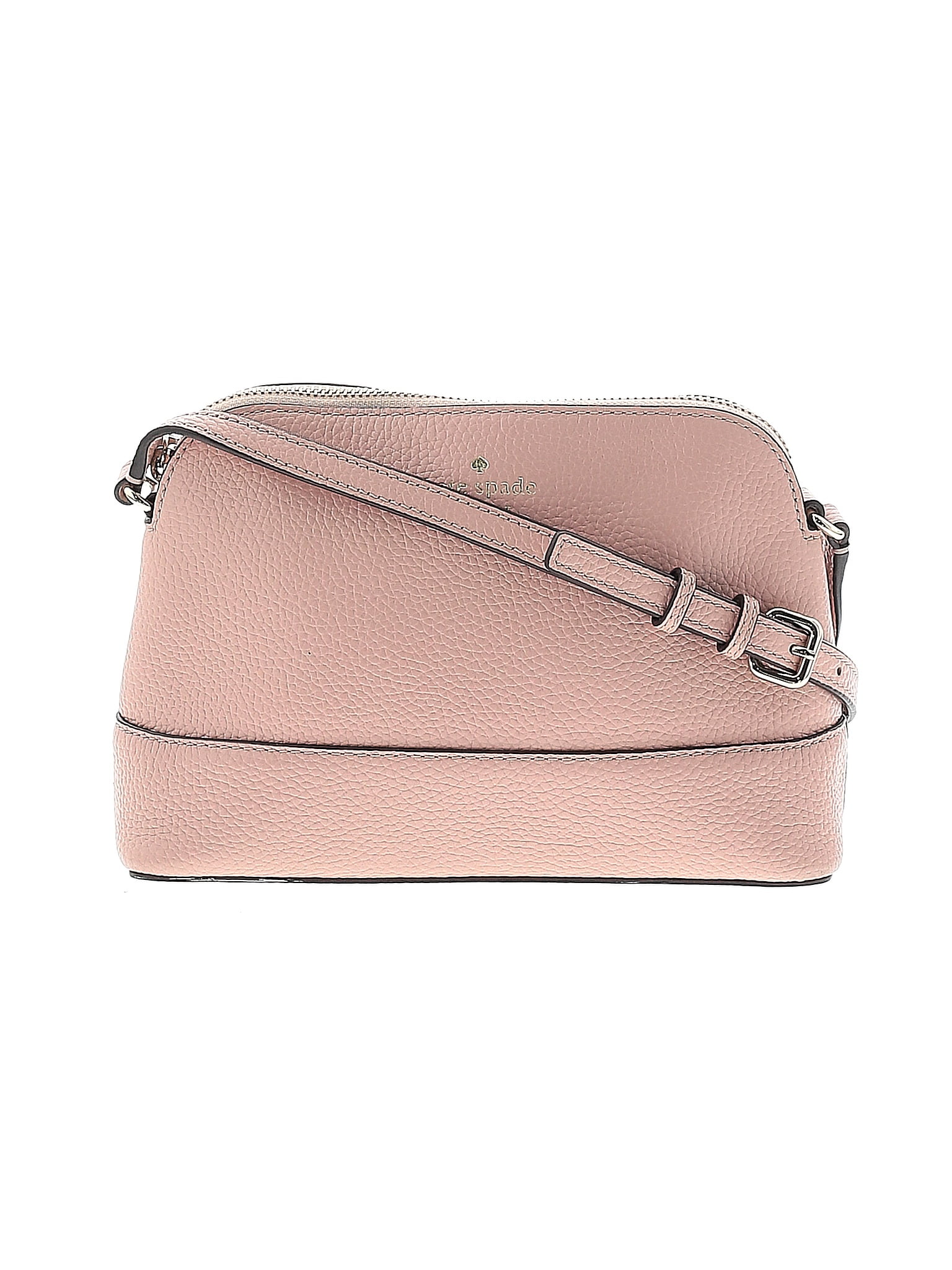 Kate Spade New York 100 Leather Solid Blush Pink Leather Crossbody Bag One Size 73 Off Thredup 8719