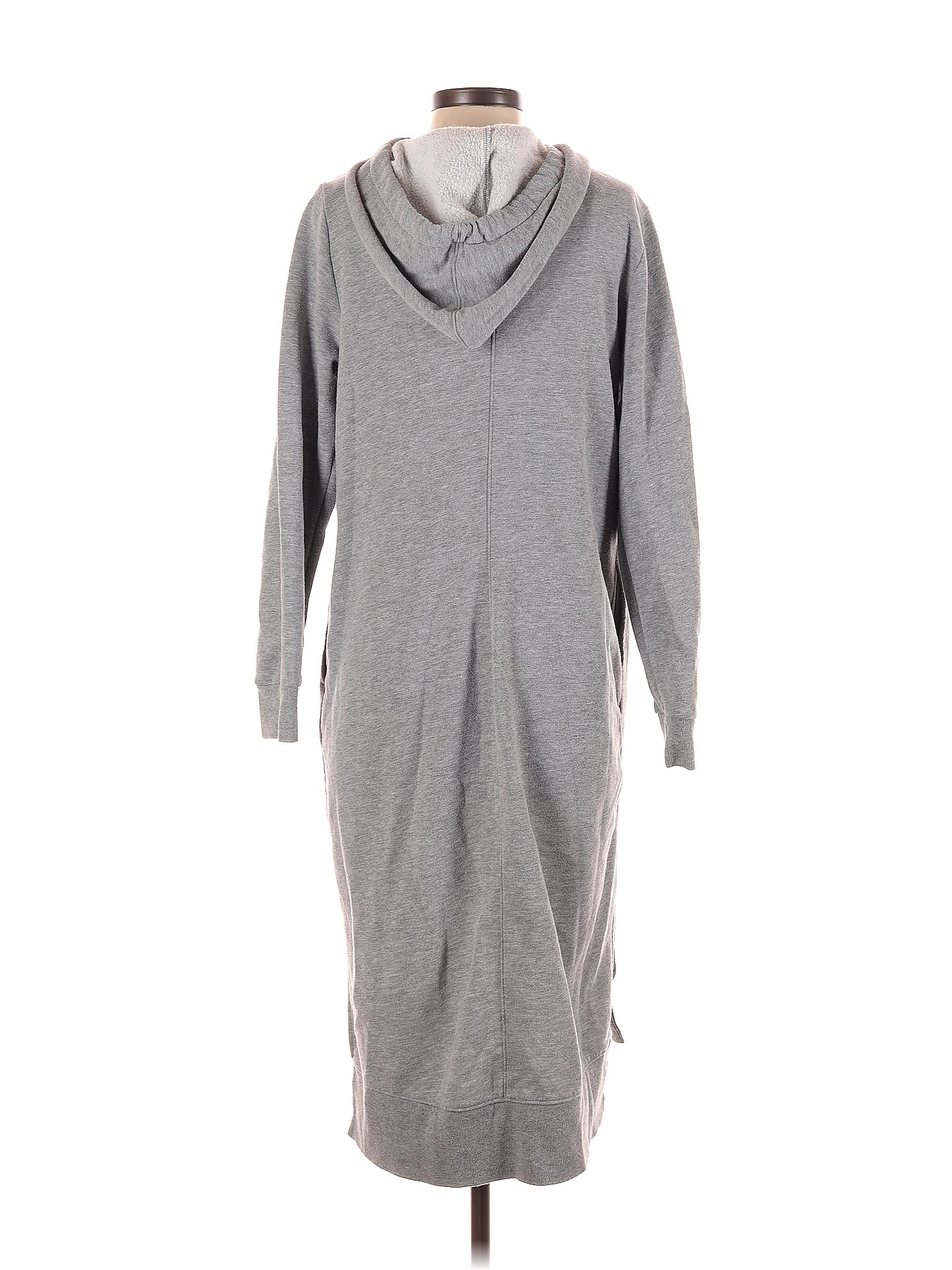 Isabel Maternity Solid Gray Casual Dress Size S (Maternity) - 34