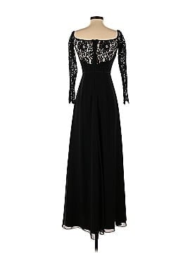 Love by Theia Black Lace Bodice Gown (view 2)