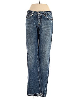 Lucky Brand 100% Cotton Solid Blue Jeans Size 16 - 69% off