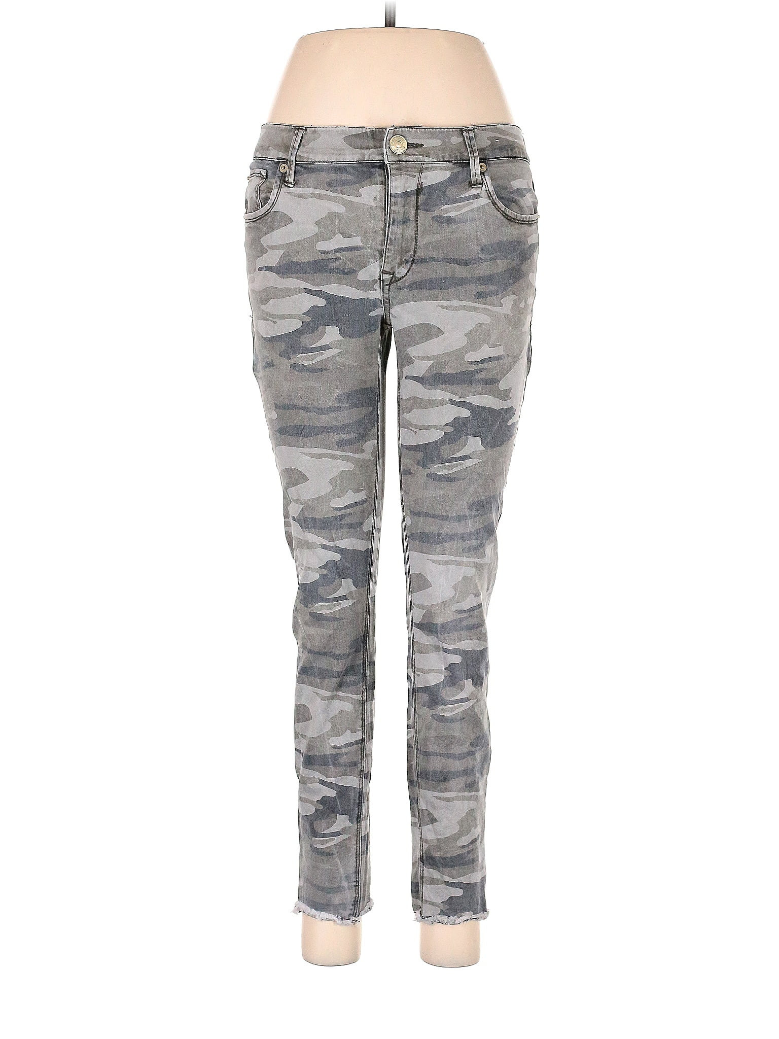 Express Camo Multi Color Gray Jeans Size 6 - 71% off | thredUP