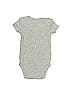 Child of Mine by Carter's Marled Jacquard Graphic Gray Short Sleeve Onesie Size 0-3 mo - photo 2