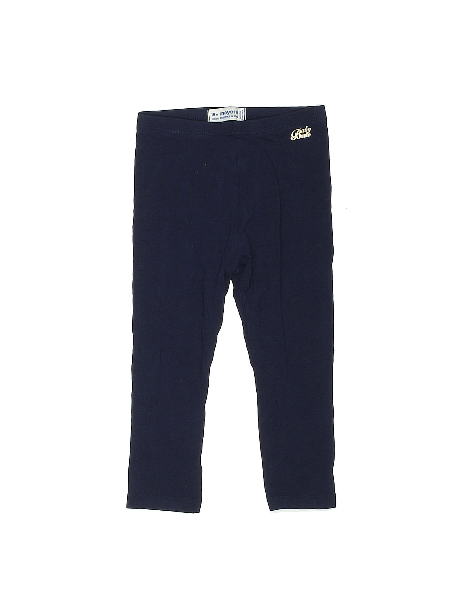 Mayoral Solid Navy Blue Leggings Size 18 mo 54 off thredUP