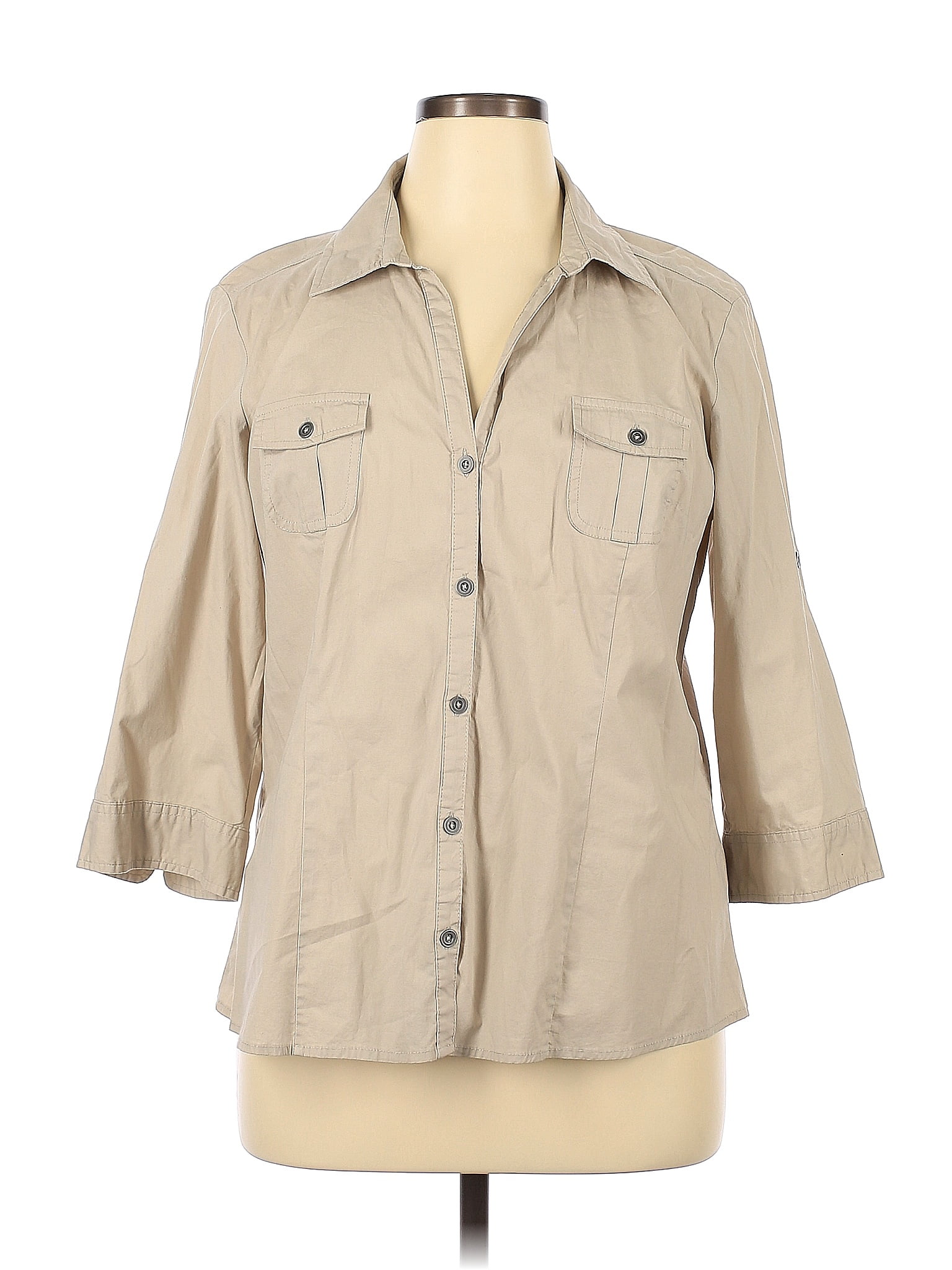 Women's Sonoma Goods For Life Femme Button Through Shirt, Size: XS