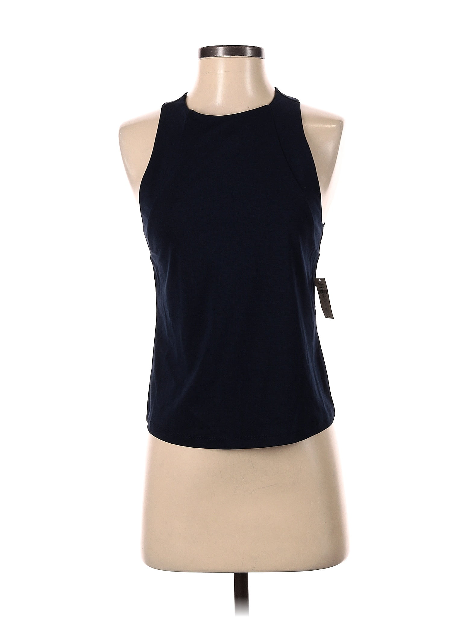 Banana Republic Navy red trim long sleeve professional blouse ...  L